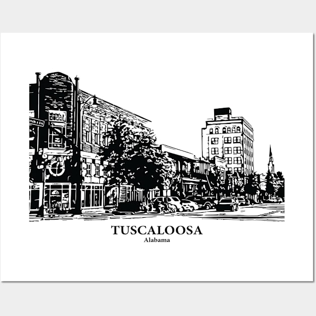 Tuscaloosa - Alabama Wall Art by Lakeric